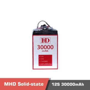 MHD Battery, New Technology Solid-state Li-ion Battery 30000mAh 12s 10c