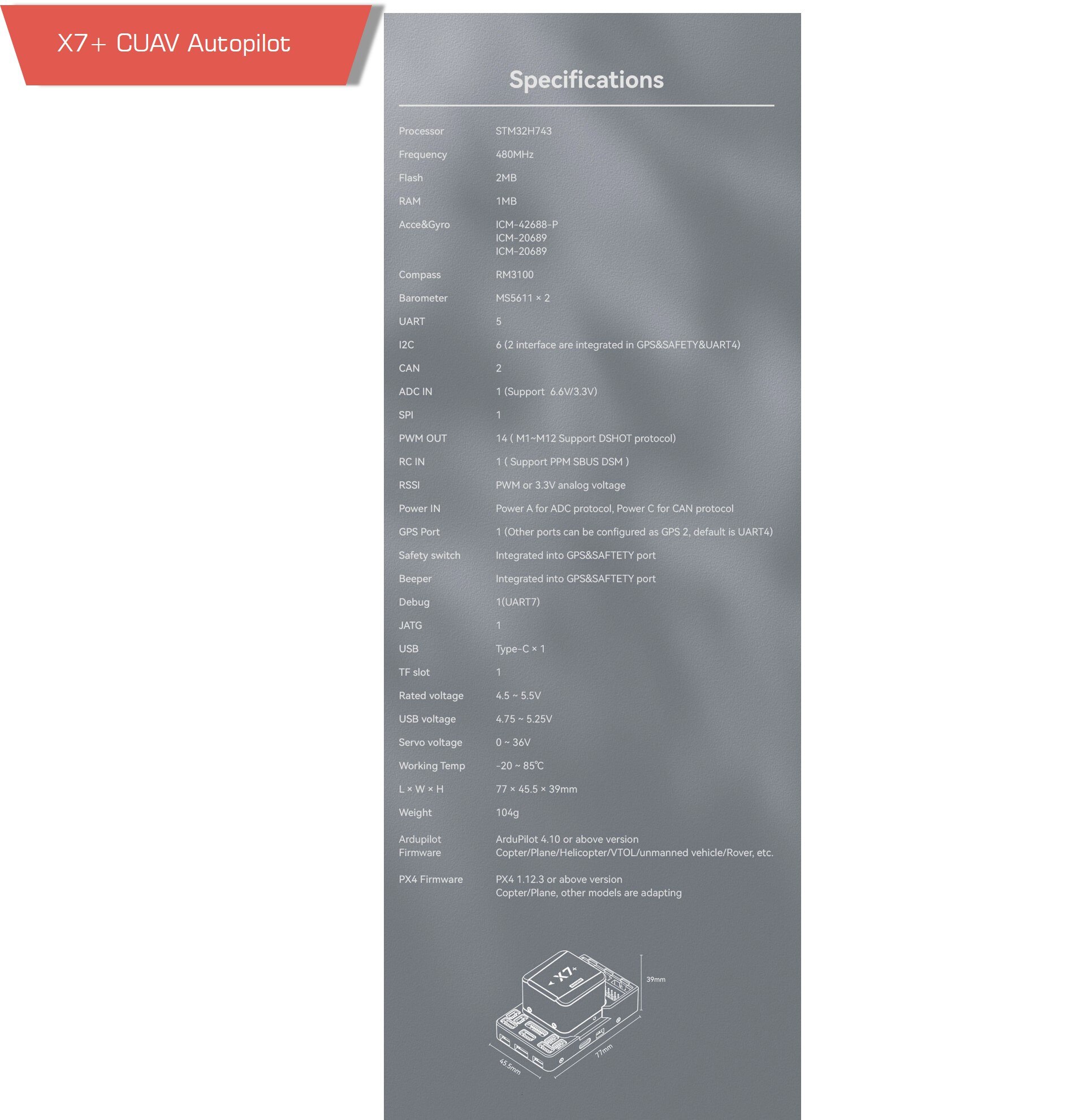 U9d1f74f3d10b4c188db898446d1d98b21 - pixhawk cuav x7 plus,flight controller - motionew - 27