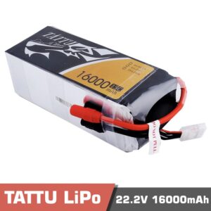 TATTU 6S 16000mAh LiPo Battery