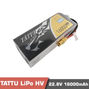 TATTU HV Battery 6S 16000mAh, 22.8v 15C