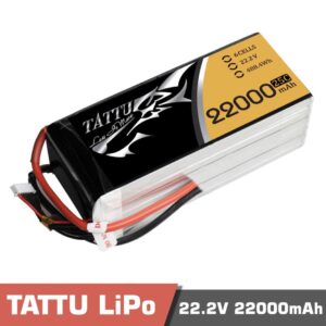 TATTU 6S 22000mAh 25C LiPo Battery