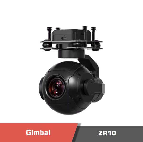 Zr10 motionew p1 - gimbal zr10, 3-axis gimbal camera, 10x optical zoom, optical zoom, small drone, transmission, real-time transmission, zoom camera - motionew - 1