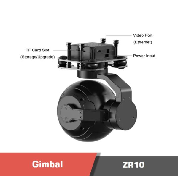 Zr10 motionew p6 - gimbal zr10, 3-axis gimbal camera, 10x optical zoom, optical zoom, small drone, transmission, real-time transmission, zoom camera - motionew - 6