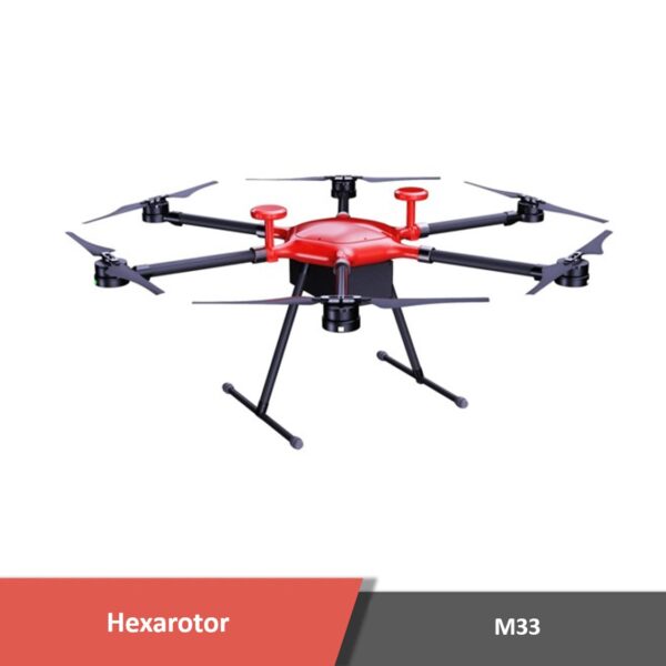 Hexa 1 - m33 lightweight hexarotor, rotary-wing uav, hexarotor uav, delivery drone, cargo drone, vtol drone, fixed wing drone - motionew - 3