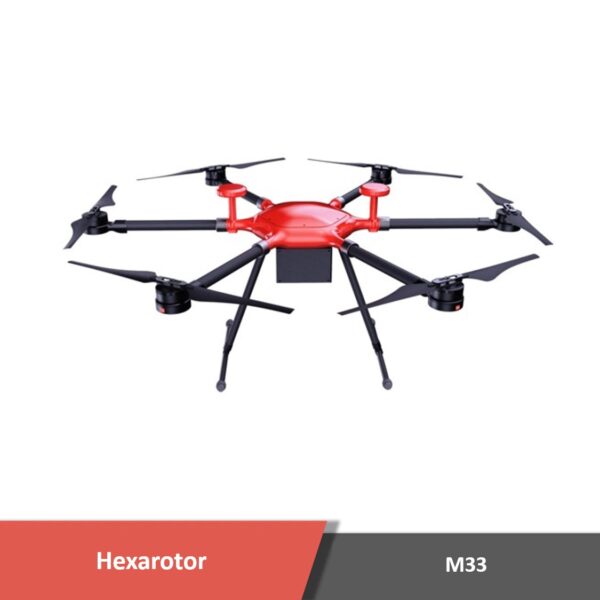 Hexa 2 - m33 lightweight hexarotor, rotary-wing uav, hexarotor uav, delivery drone, cargo drone, vtol drone, fixed wing drone - motionew - 2