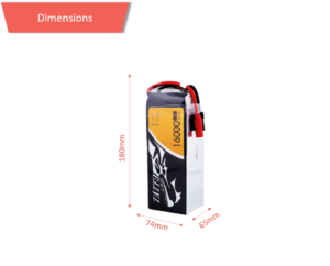 6s 16000mah lipo battery