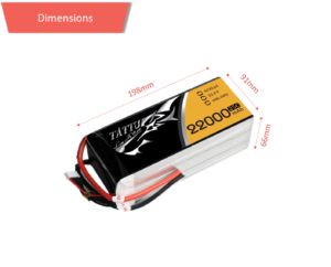 6s 22000mah lipo battery