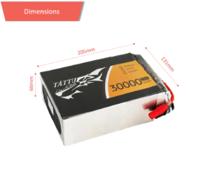 6s 30000mah lipo battery