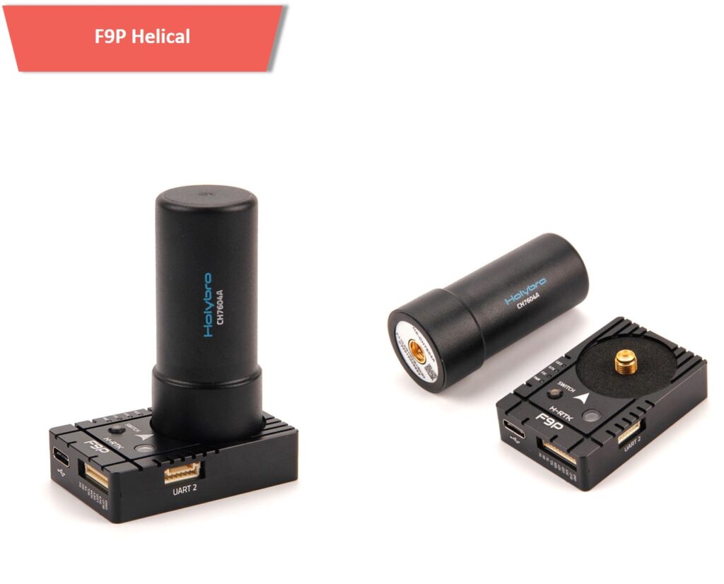 H-rtk f9p helical