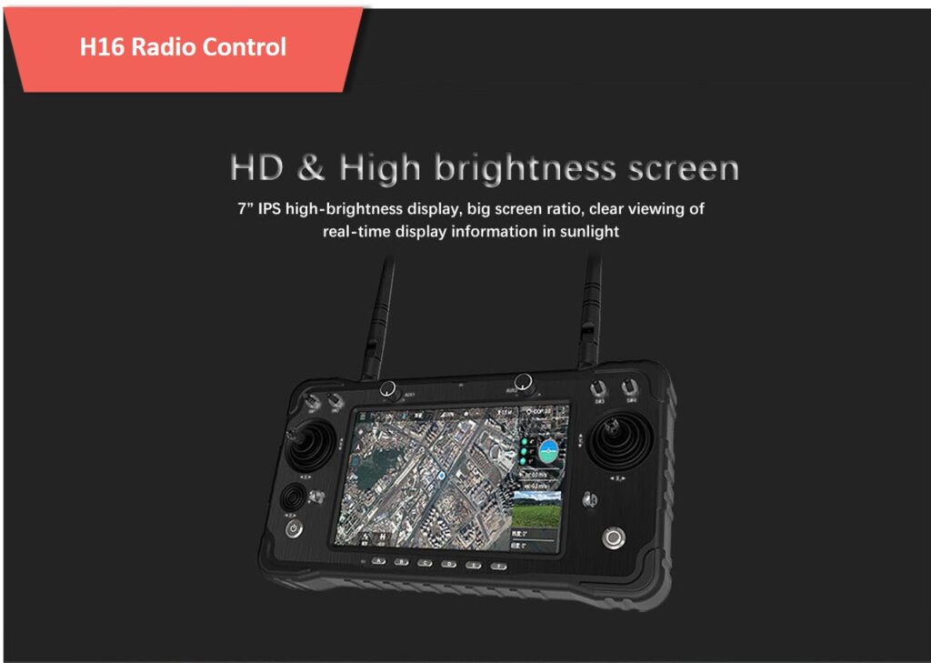 H16 11 - station de contrôle au sol portative, station de contrôle au sol, gcs, radiocommande, transmission vidéo, système de contrôle, transmission de données, 2.  Station de contrôle au sol portable 4ghz,h16 - motionew - 9