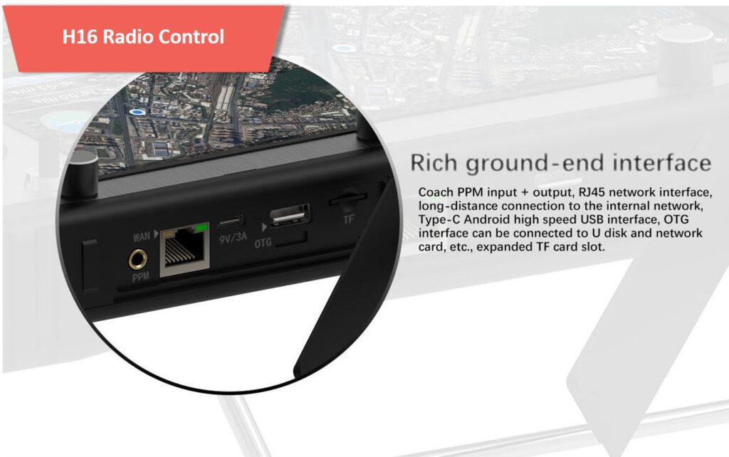 Tx16 radio control interface
