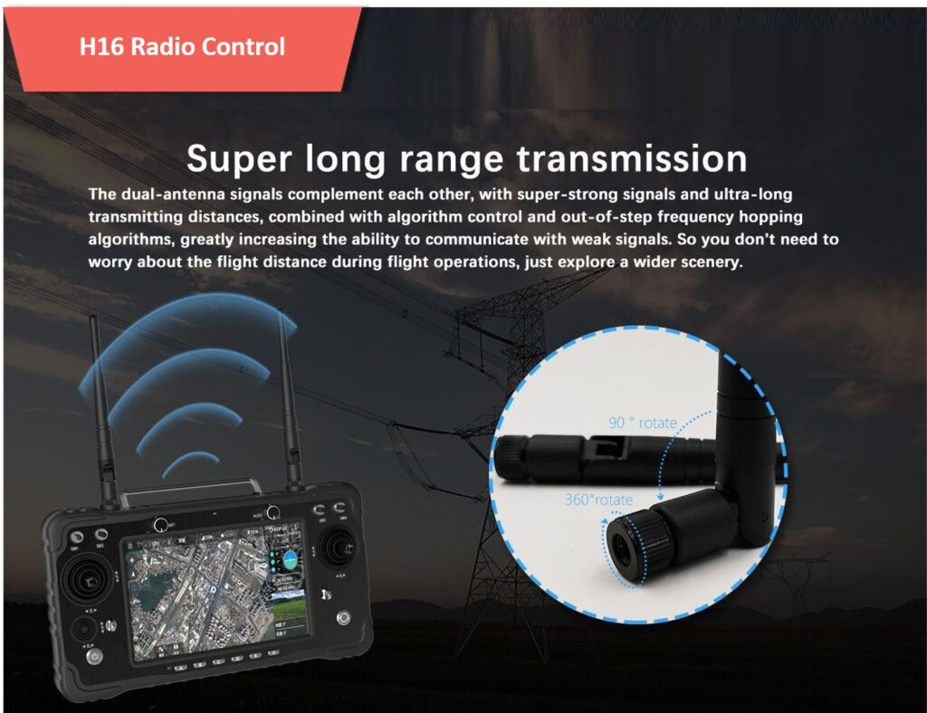 H 16 radio control long range
