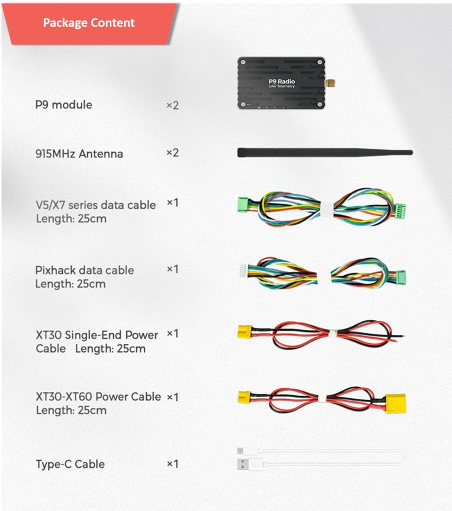 P9 7 - p9 radio telemetry,long range datalink,digital tlemetry,digital datalink,digital radio module,digital link - motionew - 6