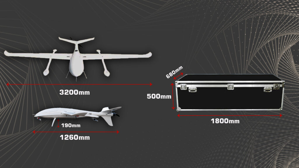 Adler m32 fixed-wing vtol sizes