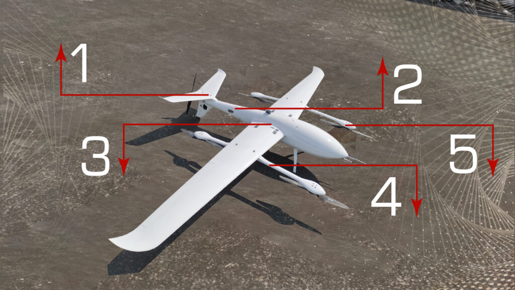 M32 1 1 - vtol drone, long endurance, fixed-wing uav, v-tail, detachable load, detachable payload, cargo drone, mapping drone, surveying drone, wind resistance, fixedwing uav, v-tail drone - motionew - 6