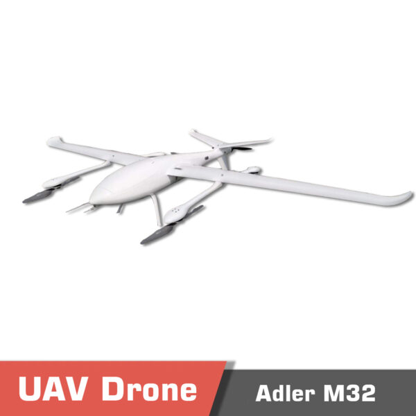 M32 1 2 - vtol drone, long endurance, fixed-wing uav, v-tail, detachable load, detachable payload, cargo drone, mapping drone, surveying drone, wind resistance, fixedwing uav, v-tail drone - motionew - 3