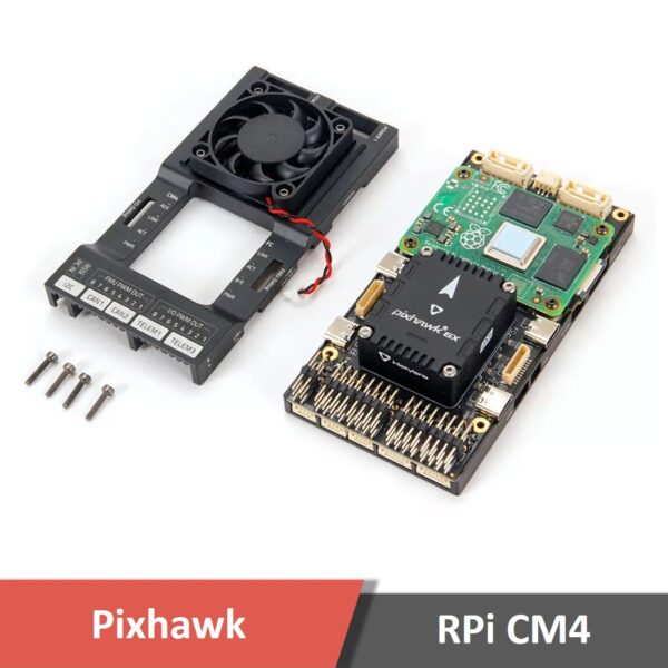 Rpicm4 7 - holybro pixhawk rpi cm4, pixhawk 6x, uav flight controller, holybro, fmuv6, autopilot, pixhawk flight controller, pixhawk cube, holybro pixhawk, raspberry pi compute module 4, raspberry pi cm4 - motionew - 9