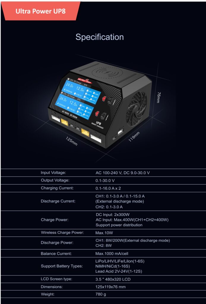 Up8 9 - up8,lipo charger,dual charger - motionew - 10