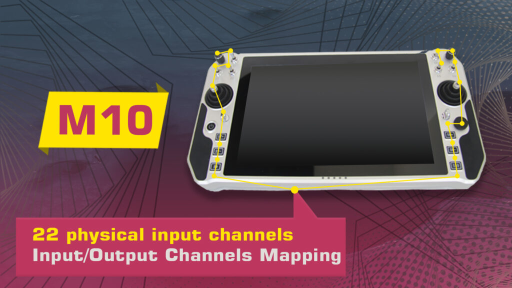 4 1 - handheld ground control station, ground control station, gcs, radio control, video transmission, control system, data transmission, 2. 4ghz, m10 handheld ground control station - motionew - 42
