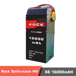 ROCK HV Semi Solid-State Battery, 6s LiPo 16000mAh