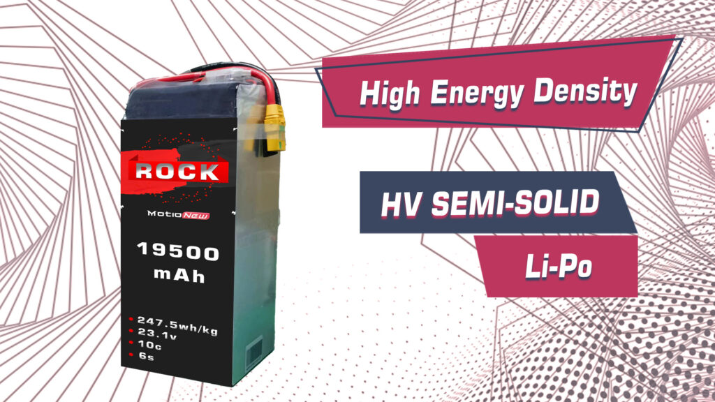 Rock hv battery 6s 19500mah high energy density