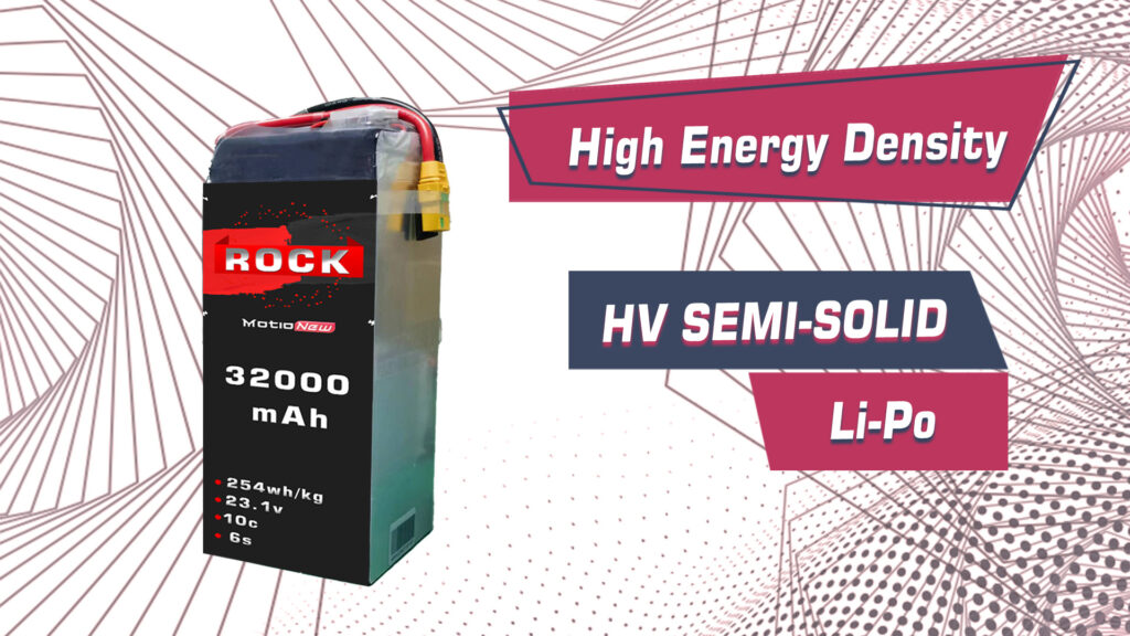 Hv semi solid-state battery