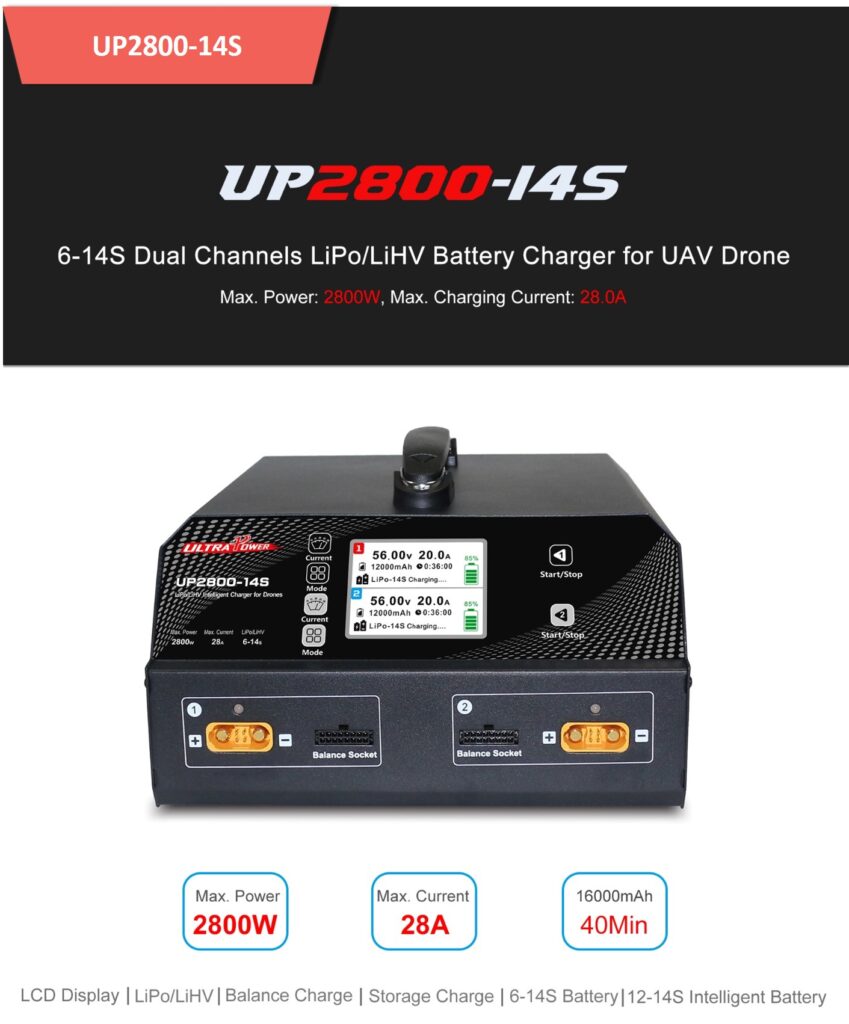 Up2800 14s 4 - up2800-14s,lipo charger,dual charger - motionew - 6