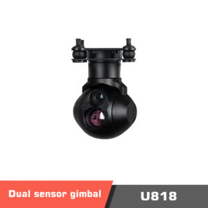 U818 Micro Prime Lens Dual Sensor Tracking Camera for Surveillance, Hawkeye Gimbal