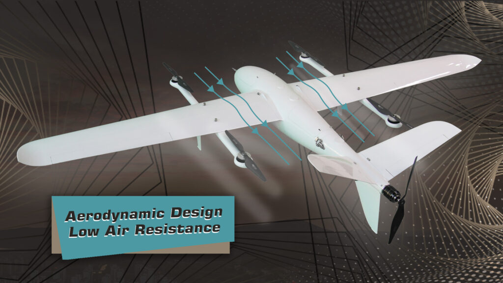 5 - vtol drone, long endurance, fixedwing uav, t-tail, t-tail drone, cargo drone, wind resistance, detachable load, detachable payload, mapping drone, surveying drone, fixed-wing uav - motionew - 12