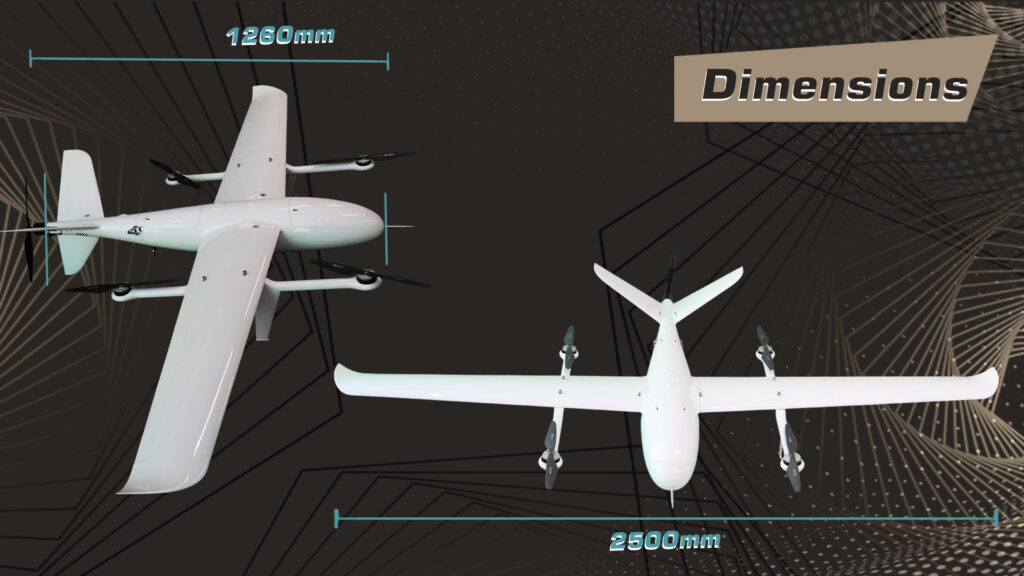 8 - vtol drone, long endurance, fixedwing uav, t-tail, t-tail drone, cargo drone, wind resistance, detachable load, detachable payload, mapping drone, surveying drone, fixed-wing uav - motionew - 15