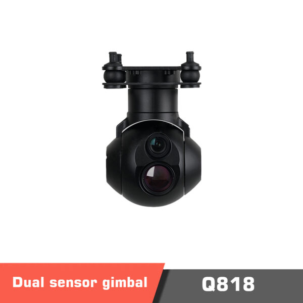 Dual sensor q818. 2 - q818 micro dual sensor, gimbal camera, lightweight gimbal camera, super lightweight gimbal camera, q818 gimbal, q818 camera, drone camera, brushless gimbal, camera stabilizer gimbal, q818, dual sensor, micro gimbal, micro dual sensor, drone tracking, hawkeye series, surveillance gimbal, surveillance camera, large area reconnaissance, industrial use, industrial applications, zoom camera, optical zoom camera, 10x optical zoom, gimbal zoom camera, zoom gimbal - motionew - 4