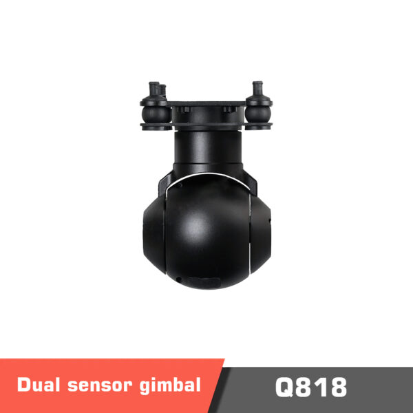Dual sensor q818. 5 - q818 micro dual sensor, gimbal camera, lightweight gimbal camera, super lightweight gimbal camera, q818 gimbal, q818 camera, drone camera, brushless gimbal, camera stabilizer gimbal, q818, dual sensor, micro gimbal, micro dual sensor, drone tracking, hawkeye series, surveillance gimbal, surveillance camera, large area reconnaissance, industrial use, industrial applications, zoom camera, optical zoom camera, 10x optical zoom, gimbal zoom camera, zoom gimbal - motionew - 7