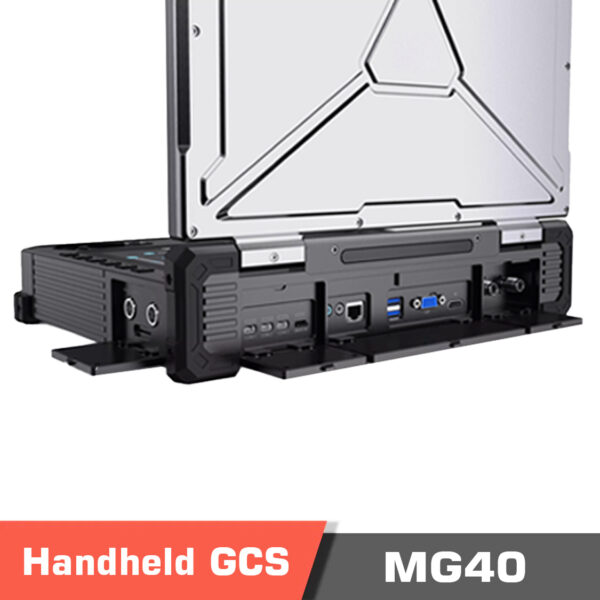 M40gcs 5 - mg40 gcs,handheld ground control station,ground control station,gcs,radio control,high brightness,high resolution,high brightness screen,1500nit brightness,1000nit brightness,video transmission,control system,data transmission,rc access,ideal for harsh environment,long-range,3 frequency modules,dual sbus,transparent transmission,lan port,multiple programming mode,remote control,various external input,dual screen,dual screen gcs - motionew - 5