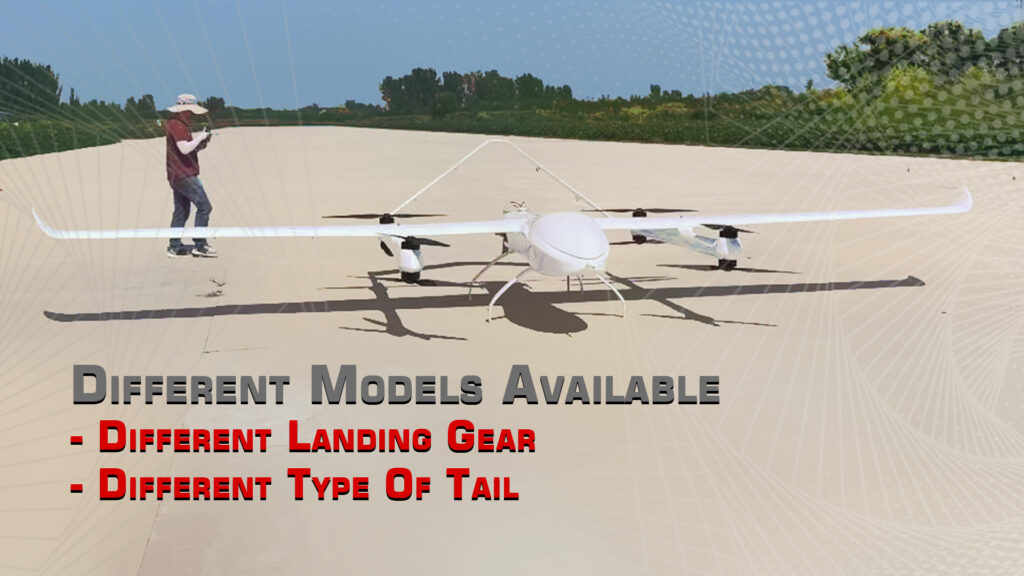 Different landing gear and tail type in the new eule m800 model