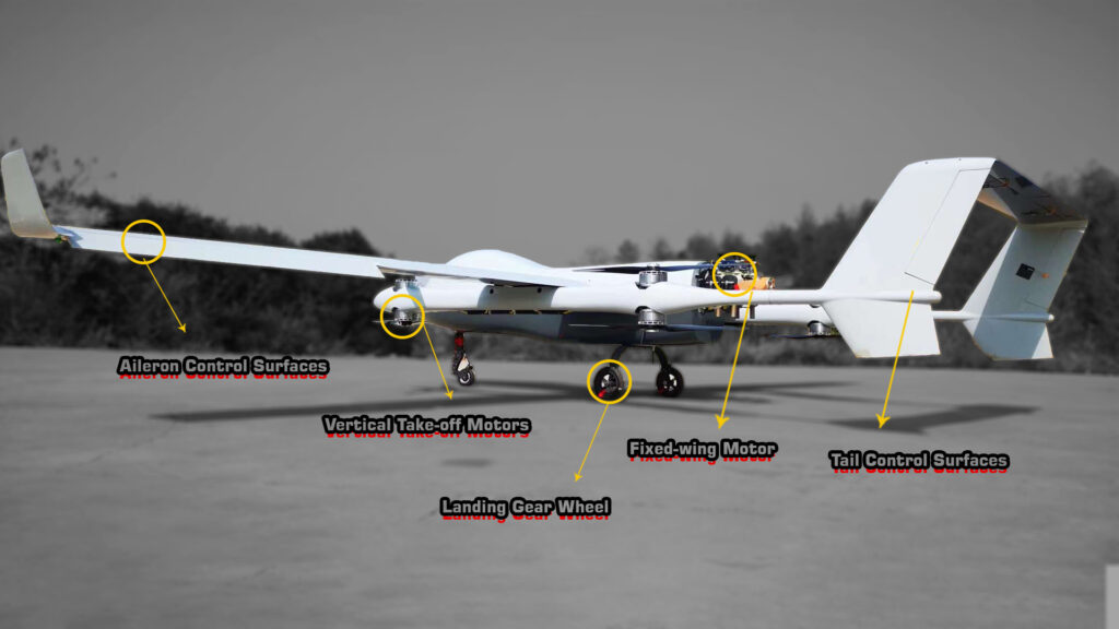 Vtol m800. 6 - eule m800, long endurance, fixedwing uav, cargo drone, wind resistance, detachable load, mapping drone, detachable payload, surveying drone, fixed-wing uav, heavy lift drone, vertical take-off, vertical landing, redundant sensors, four-axis, eight-propeller rotor, low temperature resistance - motionew - 10