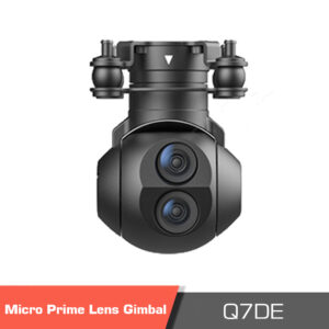 Q7DER / Q7DE Gimbal Camera with Micro Prime Lens and Dual EO/IR (Hawkeye series)