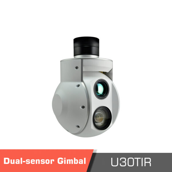 3 2 - u30tir, gimbal camera, 30x zoom, 2-axis, hawkeye series, dual sensor, ai object identification, drone camera, brushless gimbal, camera stabilizer gimbal, micro gimbal, micro dual sensor, drone tracking, surveillance gimbal, surveillance camera, large area reconnaissance, industrial use, industrial applications, zoom camera, optical zoom camera, gimbal zoom camera, zoom gimbal - motionew - 5