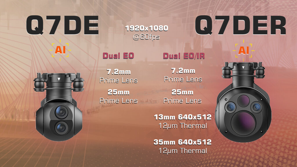 Q7red. 2 - q7der / q7de gimbal camera, micro prime lens, gimbal camera, q7de gimbal, q7de gimbal camera, ai object identification, dual ir sensors, pip format, dual electro-optical sensors, dual eo sensors, dual eo, dual ir, picture in picture, hawkeye series, dual eo/ir object tracking, gimbal camera for surveillance, q7der gimbal, lightweight gimbal camera, realize car and human, automatic recognition, super lightweight gimbal camera, drone camera, brushless gimbal, camera stabilizer gimbal, dual sensor, micro gimbal, micro dual sensor, drone tracking, surveillance gimbal, surveillance camera, large area reconnaissance, industrial use, industrial applications, zoom camera, optical zoom camera, gimbal zoom camera, zoom gimbal, q7der gimbal camera - motionew - 6