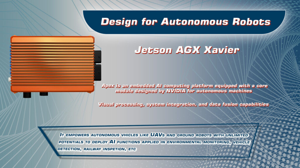 Xavier apex. 3 - apex xavier,ai-powered autonomous computing solution,designed by nvidia,autonomous machines,embedded artificial intelligence computer,embedded artificial - motionew - 9