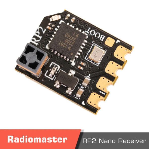 Rp3 - radiomaster rp2,radiomaster rp2 nano receiver,expresslrs,elrs,2. 4ghz radio receiver,nano receiver,expresslrs 2. 4ghz receiver,improved pcb design,heat dissipation capabilities,compact receiver,on-board smt antenna,high refresh rate receiver,reliable signal reception,crsf bus interface,rc control system upgrade - motionew - 3