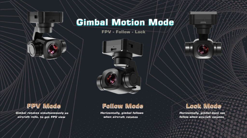 Siyi a8 mini motion mode