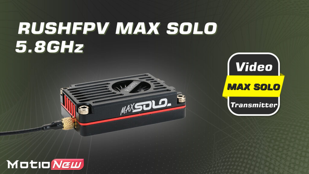 Max solo. 1 - rushfpv max solo,fpv video transmitter,max solo,rushfpv,rushfpv max solo vtx,long range digital video telemetry,digital video telemetry,video and data link,long range rc controller,long range control,long range data link,drone wireless link - motionew - 8