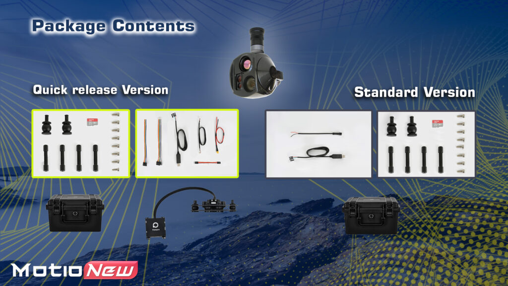 Q30TIRM.9 1 - Q30TIRM Pro,High-precise FOC Program,Professional 3-axis High-precise FOC Program,HDMI,4K Ultra HD Camera,Sony 1/2.8 CMOS sensor,AI Smart Identify Tracking,30x Optical Zoom,Mini 3-Axis Stabilizer,Lightweight Gimbal Camera,FPV Drones,UAV UGV USV RC Planes,Small Gimbal Camera,Ethernet,SDI Video Output Ports,S.Bus / UART / UDP Control Signal Input Ports,S.Bus Control Signal Output Port,Viewpro,IR Laser rangefinder,3km laser,thermal sensor,starlight camera,Sony 1/2.8-inch CMOS sensor - MotioNew - 17