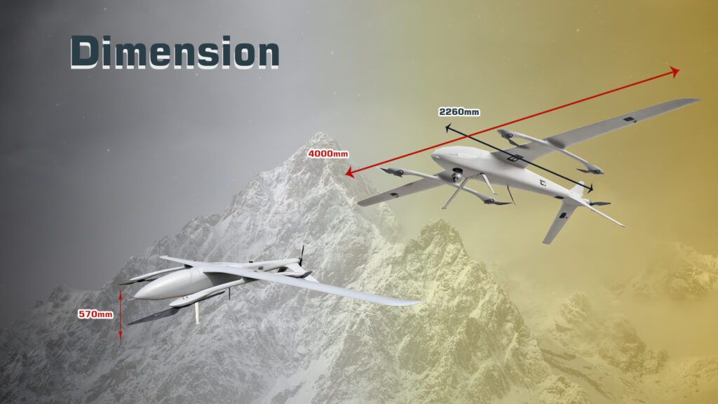 Akbaba vtol. 6 - vtol drone,akbaba m40,long endurance,fixedwing uav,t-tail,t-tail drone,cargo drone,wind resistance,detachable load,detachable payload,mapping drone,surveying drone,fixed-wing uav - motionew - 12