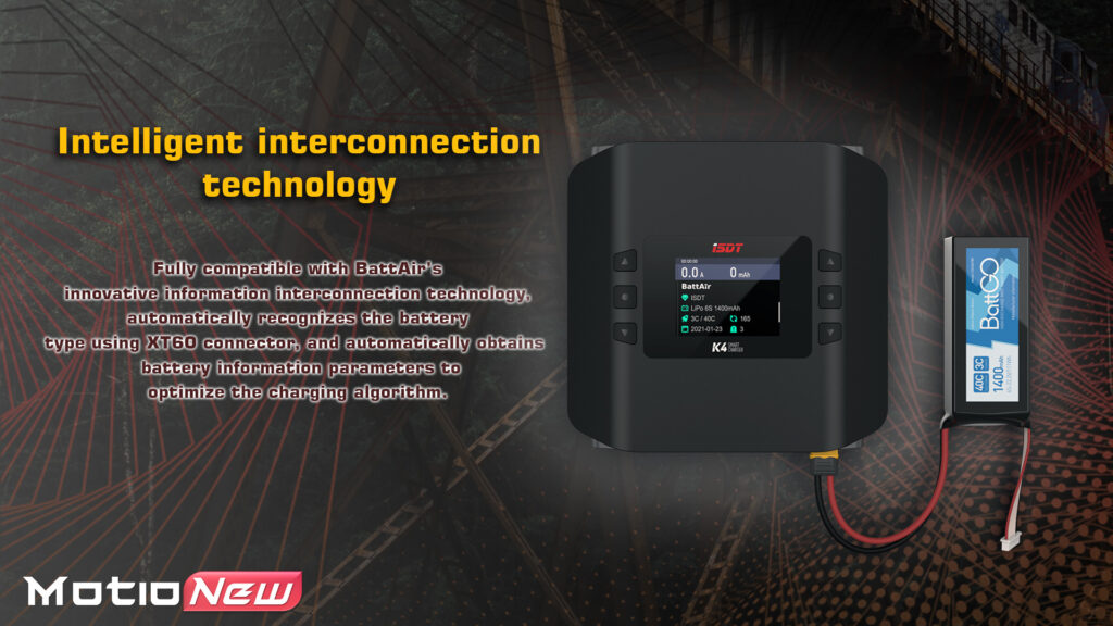 Isdt k4. 6 - isdt k4 battery charger,lipo charger,professional chargers,8s lipo charger,smart charger,ac 400w charge,fast charger,fast charger for battery,charger for life,lipo charger power supply,lihv charger,ulihv battery,strong and powerful,reasonable design,extensive adaptability,battery charger,ac/dc dual input charger,smart display charger,fast charging capabilities,multi-function charger,battery type compatibility,portable power charger,rc plane charger,remote control car charger,battery health maintenance - motionew - 13