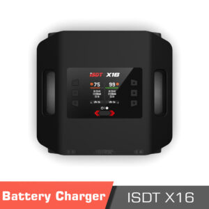 ISDT X16 Battery Charger, 2~16S Lipo Batteries, 1100W Dual Channel