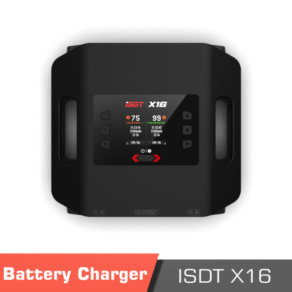 X16 1 - isdt x16 battery charger,professional chargers,16s charger,smart charger,lipo charger,1100w charger,fast charger,fast charger for battery,charger for life,lipo charger power supply,lihv charger,ulihv battery,strong and powerful,reasonable design,extensive adaptability,isdt x16 charger,multifunctional lipo charger,high power battery charger,dual-channel parallel charging,bluetooth-enabled charger,mobile operation charger,safe and stable charging,synchronous parallel charging,lcd sunscreen display,ultra-high voltage lithium battery charger - motionew - 2