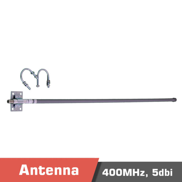 2 - MFA-4M5D, omnidirectional antenna, Wireless LAN, SCADA, LPWAN/IoT/M2M, Wireless Video Links, 400MHz, 400MHz band applications, ISM band, long-range data link, long-range antenna, long-range video link, telemetry, unmanned aerial vehicle, panel antenna, automatic antenna tracker, AAT, fiberglass antenna mast, 5dBi Omnidirectional Antenna, 410MHz, 440MHz, 410 - 440MHz, LoRA - MotioNew - 6