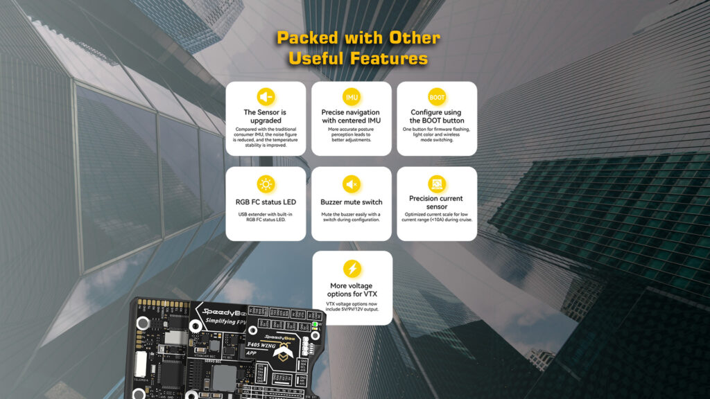 Autopilot f405. 14 - speedybee f405 wing app fixed wing flight controller - motionew - 19