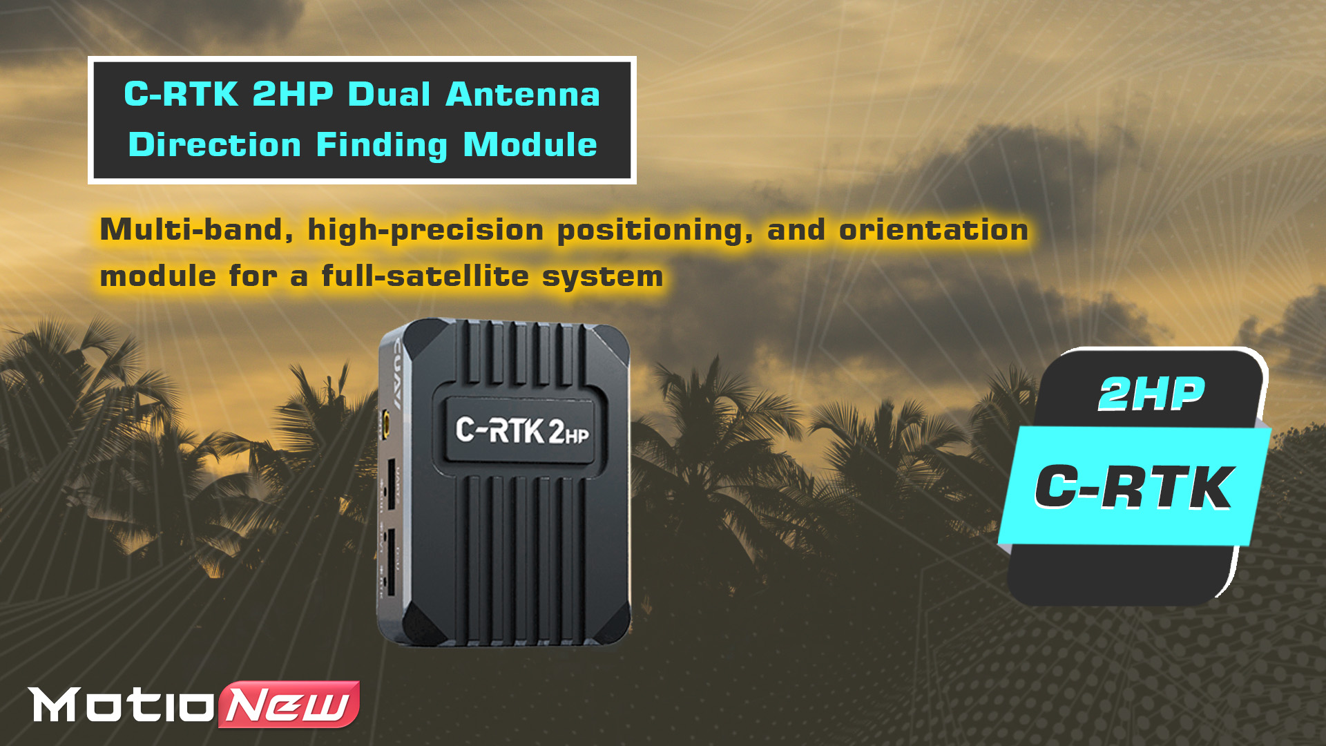 Read more about the article auvsi xponential 2023 — c-rtk 2hp, single module, dual antennas